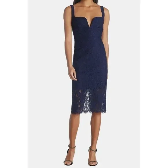 chinese dress ladies Tina Holly Couture BB003 Ice Blue Plunge Neckline And Open Low Back A- main image 1
